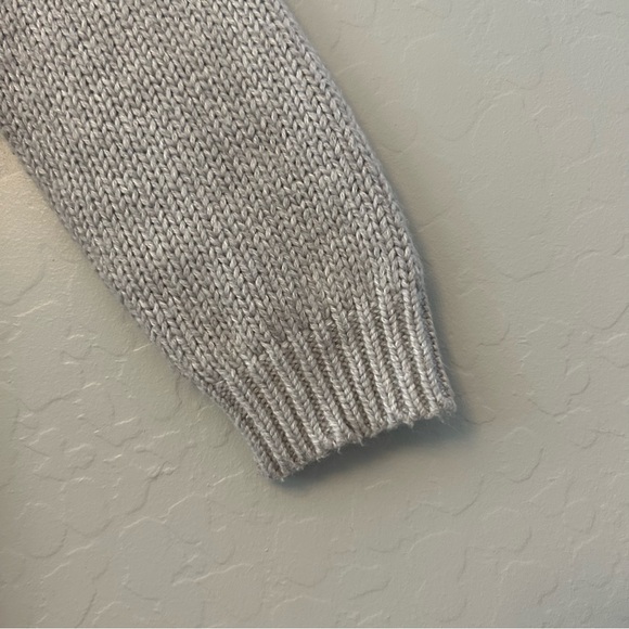 Old Navy womens gray fair isle crewneck knit sweater with sequins size small - Picture 12 of 16